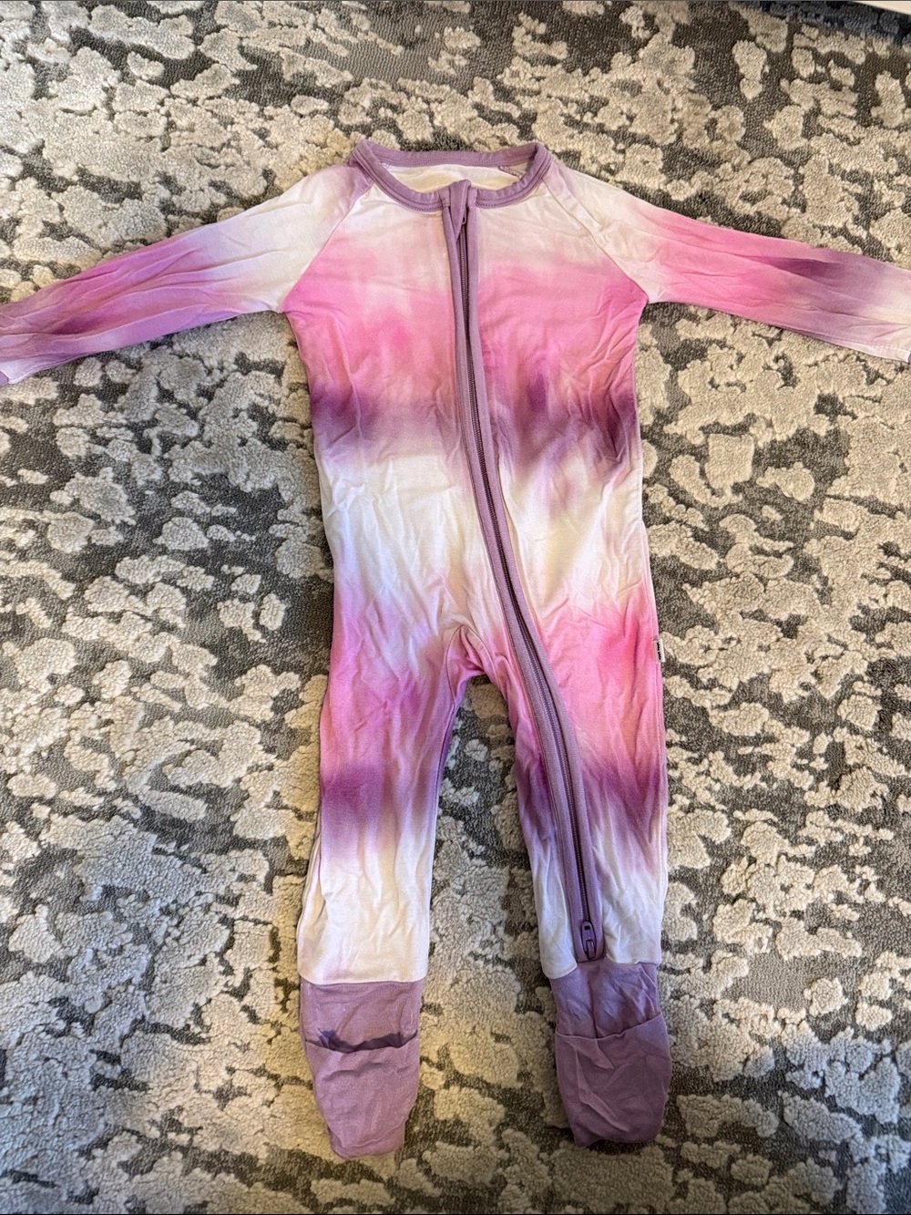 Little Sleepies Tie-Dye Zippy